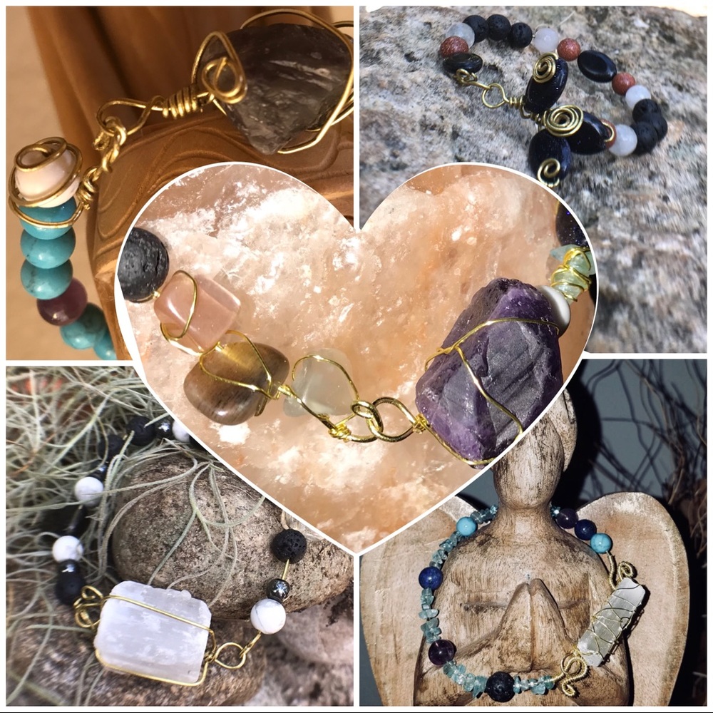 Handmade Custom Healing Crystal Jewelry